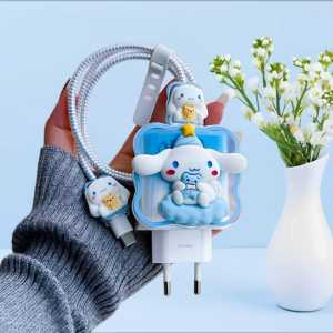 Super Pas | Pelindung Charger OPPO 67W/80W/100W 1set 5item Pelindung Kabel & Kepala Charger Pelindung Adaptor untuk Charger OPPO