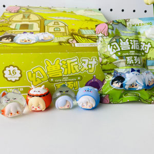 ZJT Random One Genshin Impact Blind Box Gift For Girls Ornament Collections Zhongli Hutao Ganyu Mini Figures Toys JTZ
