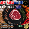 วากิวสเต็ก ออสเตรเลีย เนื้อริบอาย MB2-3 (180-220 g) เนื้อนำเข้า มี HALAL. 
