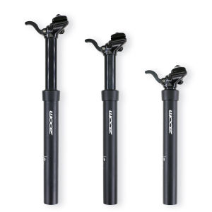 Zoom Adjustable Dropper Seatpost Manual Control Lever Wireless Hydraulic Bicycle Seat Post 100mm Travel 375mm 30.9 31.6 MM MTB