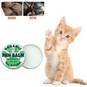 OUTOPEN Moisturizing Pet Paw Balm Nourishing Repair Paw Protection Cream Fast-acting Organic Coconut Oil Dog Nose Moisturizer Dog Paw Care