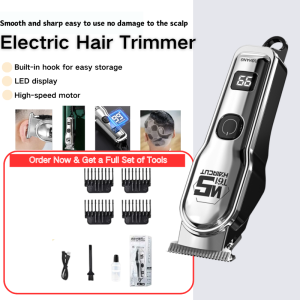 Electric Hair Clipper Professional Cordless Fast Type-C Charging Waterproof Ceramic Haircut Machine Zero Gapped Hair Trimmer for Men Mesin Rambut WS-T61