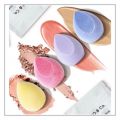 QUANFAN Total Face Blending Sponge, Latex-Free Makeup Sponge With Angled & Rounded Sides For Concealer Or Foundation, Microfiber Velvet Powder Sponge Beauty Blender. 