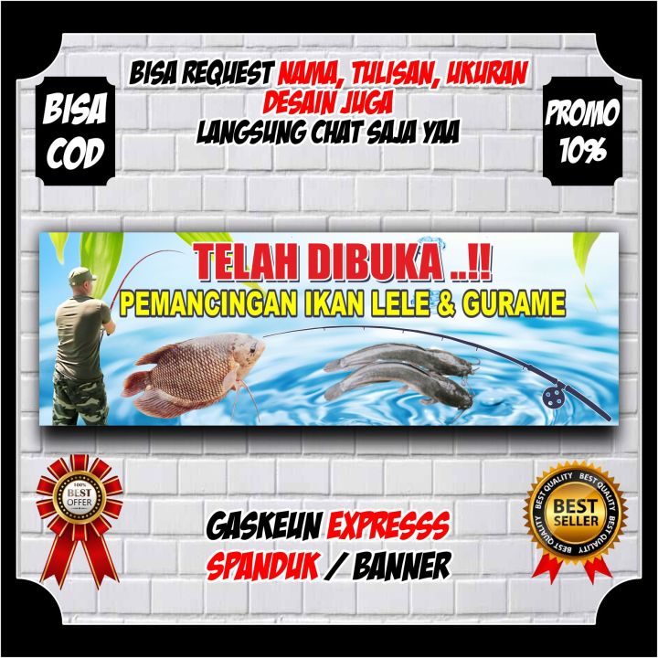 Spanduk Banner Pemancingan / Spanduk Baligo Jasa Tempat Pemancingan Spanduk Banner Pemancingan / Spanduk Baligo Jasa Tempat Pemancingan