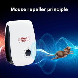 JISUNLIFE Ultrasonic Pest Control 300(㎡) Repellant Electric Pest Repeller Mosquito Repellent Bracelets Mosquito Repellent Anti Mosquito Pest Repeller