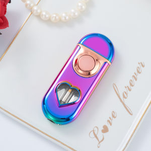 ật Lửa 2 Chế Độ Lửa Hình Trái Tim Bóng Trơn Fullbox - Xài Gas