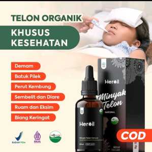 Minyak Telon Heroil Essential baby oil aromatic herbal premium organik 60ML