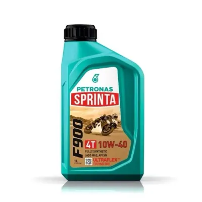PETRONAS SPRINTA F900 4T 10W40 FULLY SYNTHETIC MOTOR ENGINE OIL MINYAK HITAM (1L)