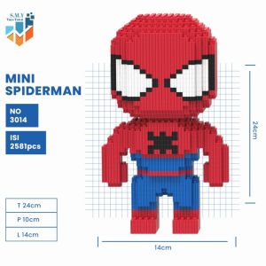 SMY Toystown Marvel Avenger Medium Mainan Bangunan Nano Block Bricks Mainan Edukasi Balok Susun Mainan Anak Mainan Tumpuk Balok Karakter Kartun Animasi 3D