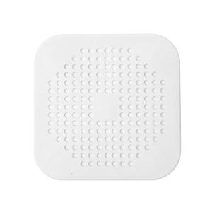 Kitchen Sink Drain Cover 5.5inch Silicone Drain Plug Hair Catcher Stopper Anti-clogging Sewer Drain Filter with Suction Cup Easy To Install - for Bathroom Bathtub Kitchen