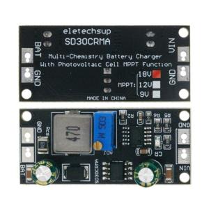 Easy To Install SD30CRMA MPPT Controller Charging Controller for Solar Power System Supporting Various Types
