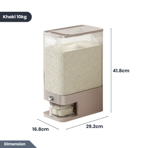 Easyhome.sg Airtight Rice Storage Box | Grain Container Kitchen Rice Bucket | Cereal Food Storage Insect Moisture Proof