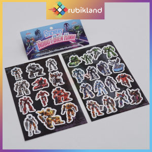 [LHT] Sticker Robot Biến Hình AAA Chống Nước Bền Màu Siêu Dính Đồ Chơi Trẻ Em Bóc Dán Tương Tác