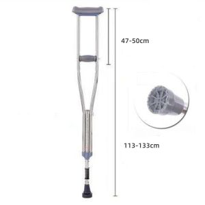 【COD】 2 Set Crutch Accessory Kit Crutch Pad+Handle Grip Covers+Tip Aluminium Mobility Underarm Cane Arm Assist Walking Support Adjustable Height Armpit Shoulder Crutches