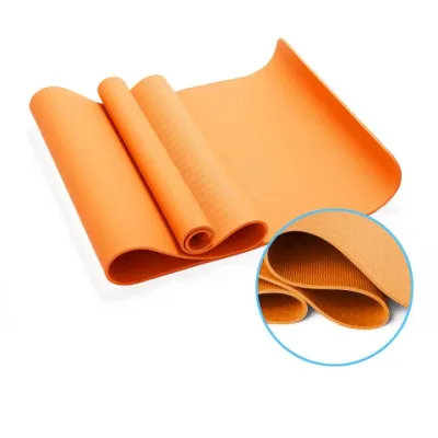 Non-slip Soft Yoga Mat TPE 瑜伽垫 EVA Gym Dance Exercise Mats NBR Workout Mat 6/8/10mm Thick Yoga Free Strap + Bag