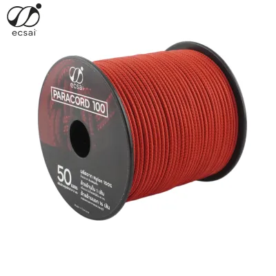 ecsai เชือกพาราคอด100 - 2 มม. Nylon 100% เชือก DIY สร้อยข้อมือ สายจูง เชือกแคมปิ้ง