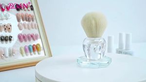 BQAN Nail Dust Brush Soft Dust & Powder Remover for Acrylic Nails Dust Cleaning Acrylic & Gel Nail Use Nail Prep Cleaning Soft Bristles Self-Standing Easy to Grip & Pick Up