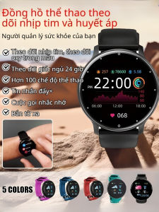 Smart Watch Smart Watch Vòng Đeo Tay Thông Minh D18 Theo Dõi Nhịp Tim/Huyết Áp/Thể Thao Ngoài Trời/Chống Nước/Phù Hợp Học Sinh