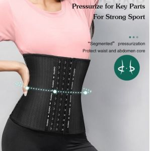 Lonice Breathable No Constraint Fat Burning Waist Trainer Girdle Tummy Control Belt