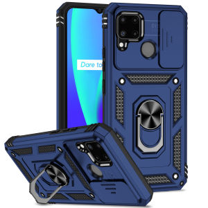 For Realme Push Window Case Drop-proof REALME C11-164.4  C12 C15 Protective Case REALME C11-164.4  C12 C15 Stand Case