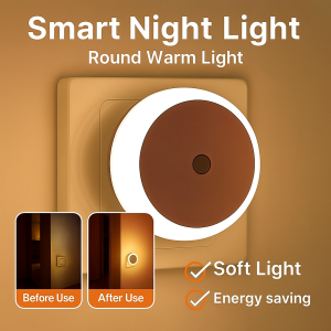 Intelligent Sensor Red Light Sleep Aid Night Light Induction Light Automatic Control Sensor Light Bedroom Sleep Lamp