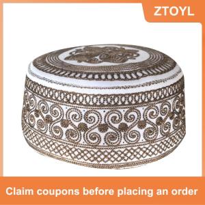 【ZTOYL】 หมวกสำหรับผู้ชายแบบอิสลามหมวกสำหรับสวดมนต์หมวกอินเดีย velindio arabisch kippa