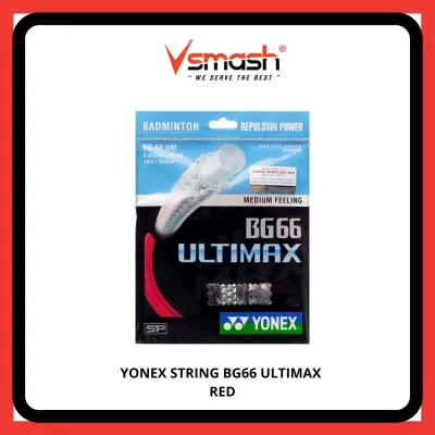 Yonex String BG66 Ultimax Red (SP String)