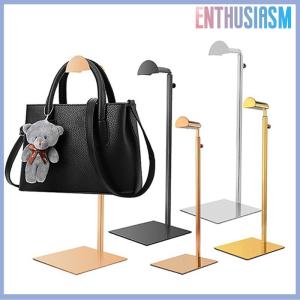 【Enthusiasm】🌟🌟【Hot Sale】🎈 Adjustable Polished Hanging Bag Handbag Shelf Display Stand Purses Handbag Holder Rack Organizer Stand Storage