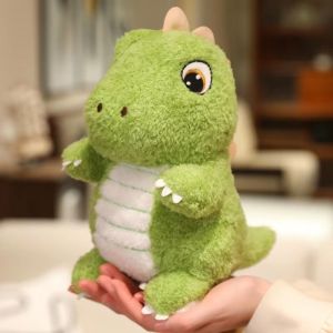 HUNIU Lông xù Thú nhồi bông khủng long mắt to Mềm mại Bộ sưu tập Đồ chơi thú nhồi bông khủng long hoạt hình Đồ chơi nhồi bông mềm mại Dễ thương Thú nhồi bông Sinh nhật và Giáng sinh của trẻ em