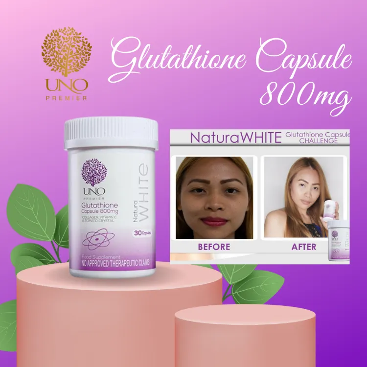 UNO Natura White Glutathione Collagen Whitening Capsules Skin Nourishment Better Than Nekothione Capsule by Kath | Lazada PH UNO Natura White Glutathione Collagen Whitening Capsules Skin Nourishment Better Than Nekothione Capsule by Kath | Lazada PH