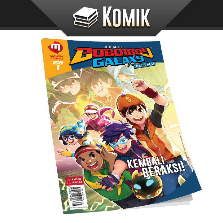 Komik BoBoiBoy Galaxy Musim 2 : Isu 1 “KEMBALI BERAKSI!” | Lazada