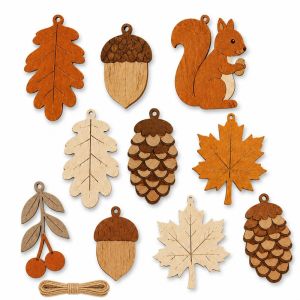 MIRELAE Nhiều màu sắc Biểu ngữ Giáng sinh vui vẻ Phim hoạt hình Lá Hạt Sóc Trang trí tường Sáng tạo Nón quà tặng Đồ trang trí tường Giáng sinh Dành cho gia đình