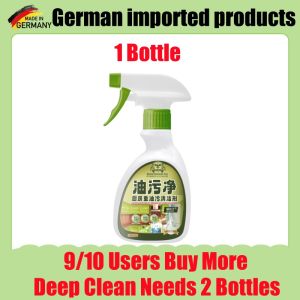 Kitchen Grease Cleaner Spray Multi-Surface Easy to Spray Quickly Removes Grease Powerful Degreasing and Stain Removal Cleans Stovetop Grease