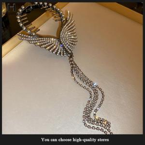 Hayating 1Pc Rhinestone Tassel Head Ponytail Buckle Hair Clip Female Korean Hair Card Hair Accessories