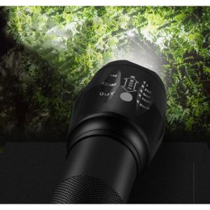Senter LED Tactical CREE XM-L2 10.000L Paket Lengkap Lampu Senter LED Tactical Aluminium 5 MODE Cahaya Super Terang - LAMPU SENTER CAS JARAK JAUH