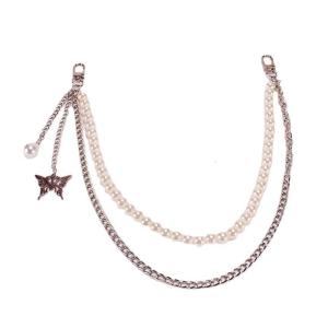 Versatiles Butterfly Pants Chain Fashionable Women Trouser Chain Simple Long for Fashionable Women