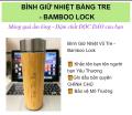 Bình giữ nhiệt vỏ tre khắc tên theo yêu cầu/ Bình đựng nước/ Bình giữ nhiệt BYL. 