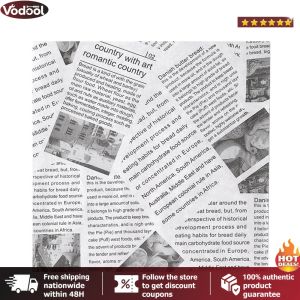 [VTO] 500Pcs Waxed Deli Paper Sheets 25x25cm for Sandwiches/Burgers/Fries