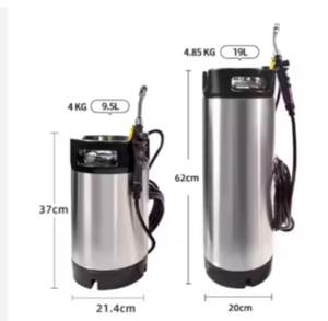 19L Stainless Steel Car Washing Bucket Car PPF TANK Film Install Car Cleaning Accessories w/ Sprayer High Pressure Washer