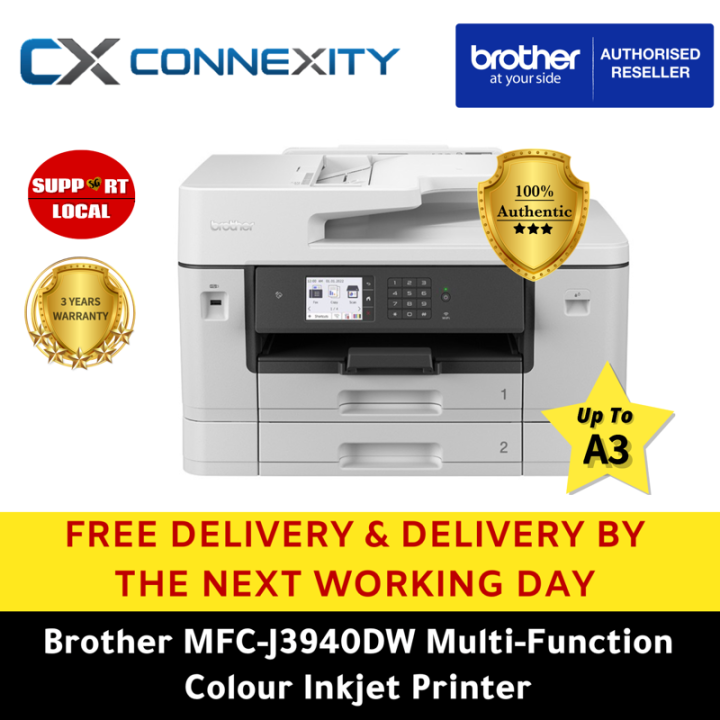[Next Working Day Delivery] Brother MFC-J3940DW A3 Inkjet Printer J3940 ...