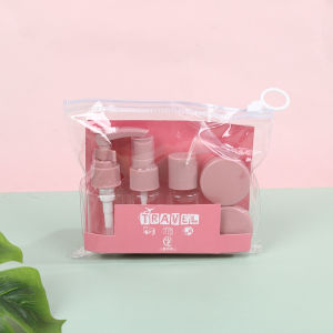 6 in 1 Travel Empty Bottle Set Refillable Bottles Set multiple capacities empty press Dispenser Bottle Gift Giveaways