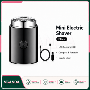 Electric Mini Shaver Travel Portable Facial Hair Removal Shaver Rechargeable Waterproof