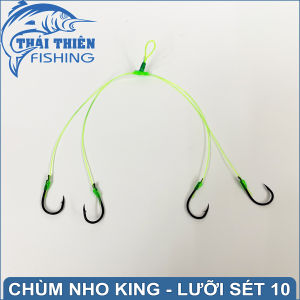 Chùm Nho King 4 6 8 Lưỡi Sét 10 Dùng Câu Cá Tra Chim