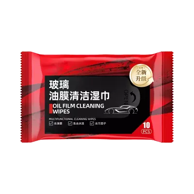Glass Stain Remover Car Glass Oil Film Cleaning Wipes Watermark Remover Cleaning Oil Film Removal Wet Wipe 玻璃油膜去除湿巾