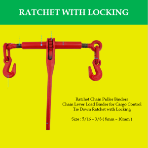 Ratchet Chain Puller binders Chain Lever Load binder for Cargo Control Tie Down Ratchet with Locking