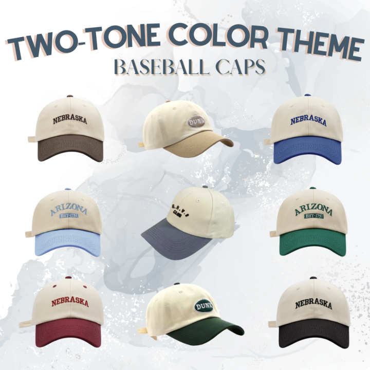 Two color 2024 baseball caps