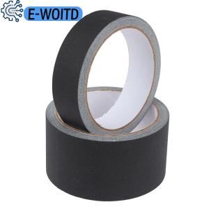 E-WOITD Black Gaffer Tape No Residue Non-Reflective Easy Tear Book Repair Tape Matte
