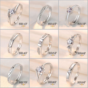 POS DARI KL - SR1 / CINCIN / SILVER RING /  CINCIN SILVER PLATED / ADJUSTABLE RING / CINCIN PEREMPUAN / CINCIN PERAK