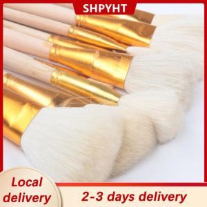 [COD] SHPYHT Local delivery Ship within 24 hours 12pc Pottery Art Wool Brush Set for Ceramic Glaze painting Coloring Watercolor