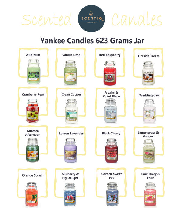 YANKEE CANDLE - LARGE JAR 623G - MULTI LISTING VARIANT SCENTS NEW